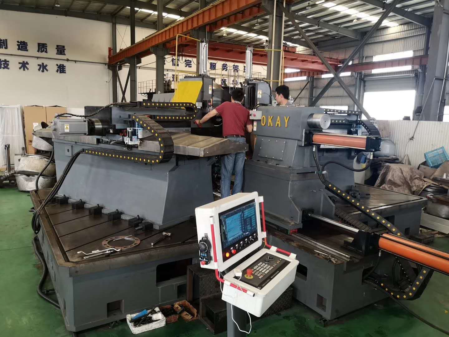 OkayD2500数控双轮重型旋压机